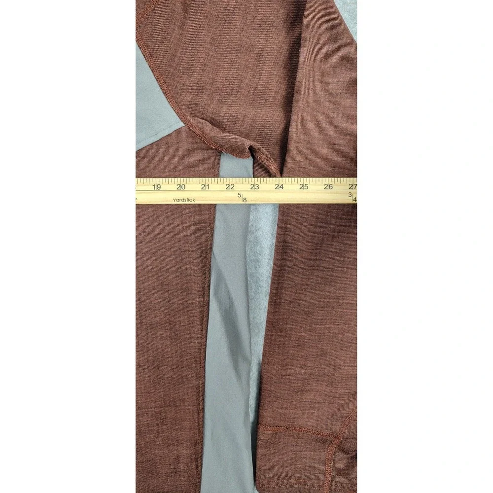 VOORMI Merino Wool Mock Neck 1/4 Zip Pullover USA Thermal Midlayer Mens XL